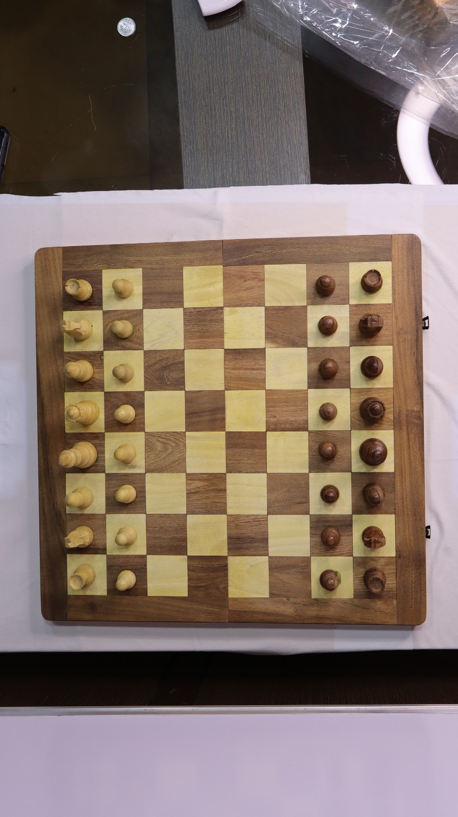 CHESS SET-APEX 18 BOARD WITH 4 COINS-2