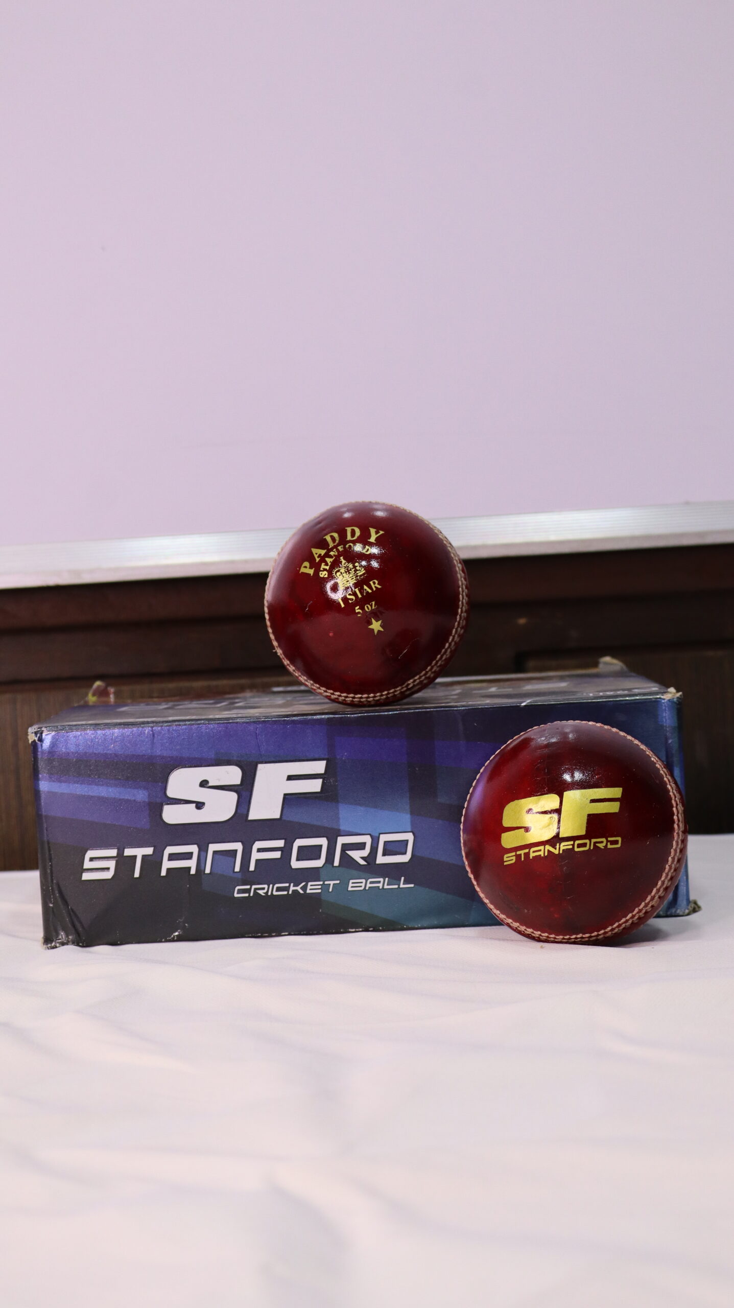 CRICKET BALL RED-SF PADDY 1 STAR-2
