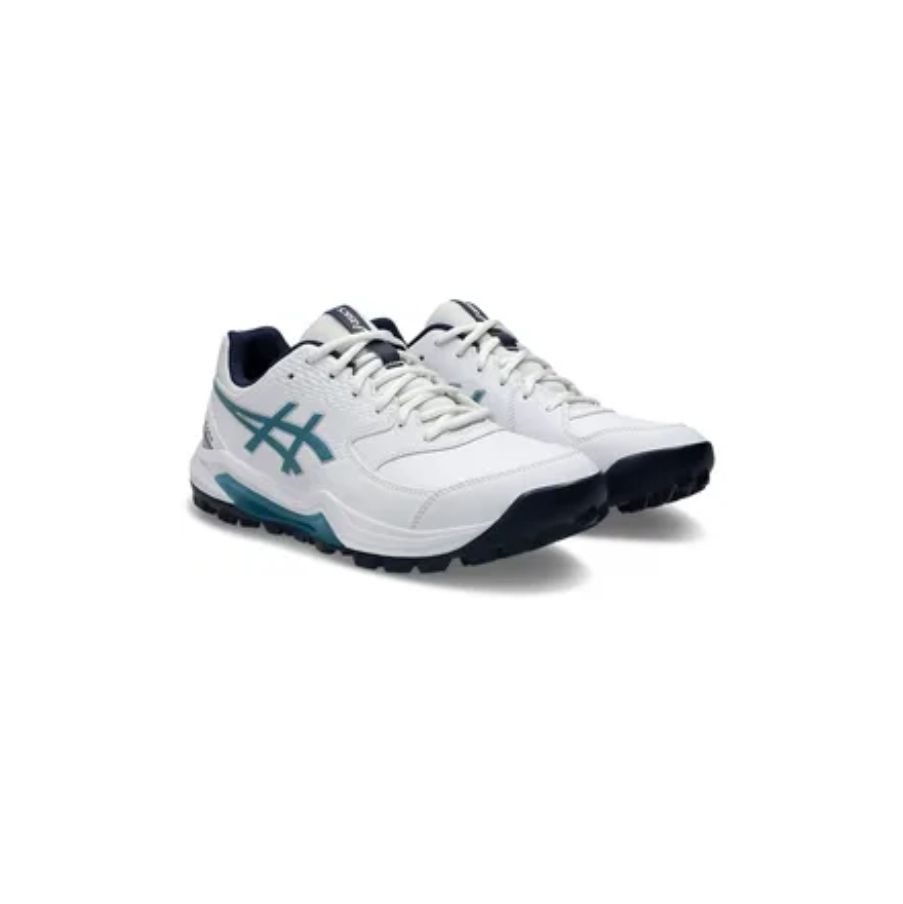 CRICKET- SHOES-ASICS-LETHAL-FIELD-2-WHT-ATLANTIS-BLUE-B2778