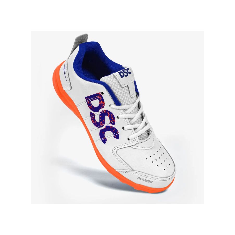 CRICKET-SHOES-DSC-BEAMER WHT-ORANGE-A9206-3