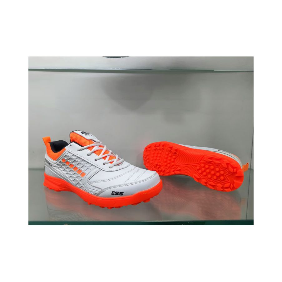CRICKET SHOES-ESS-EASTER-PVC-WHT-ORANGE-B3058-2