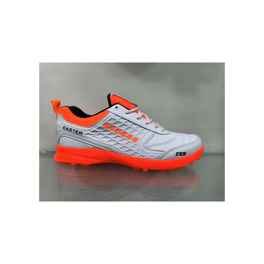 CRICKET SHOES-ESS-EASTER-PVC-WHT-ORANGE-B3058-3