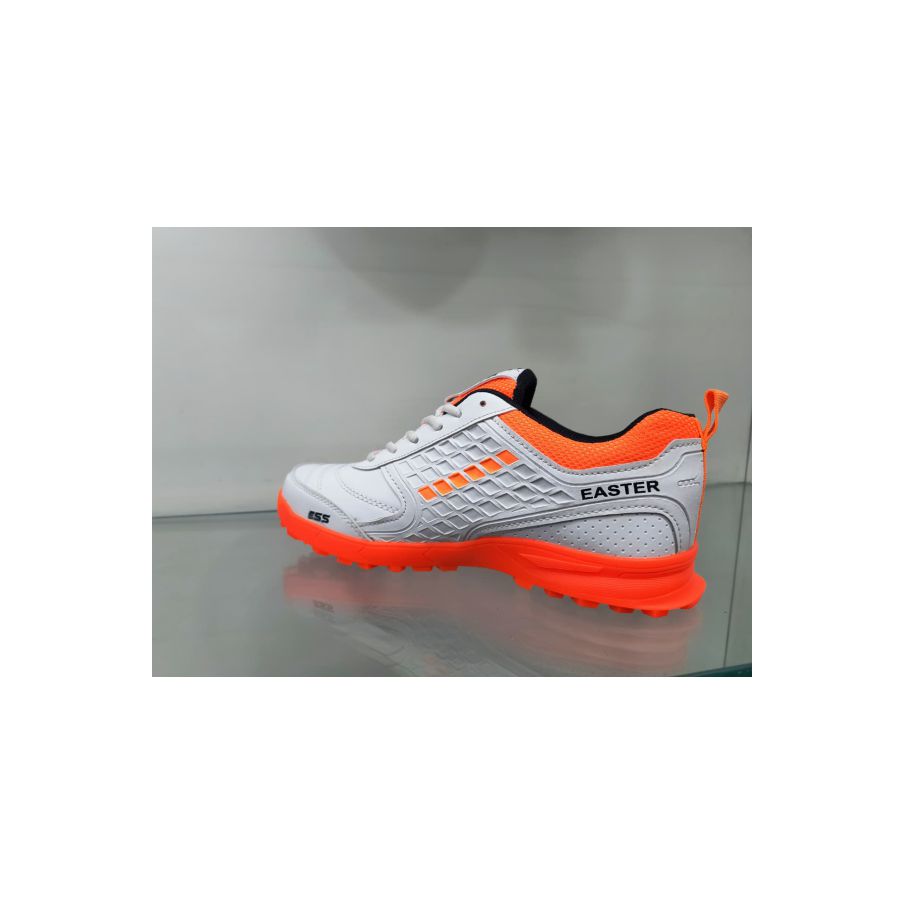 CRICKET SHOES-ESS-EASTER-PVC-WHT-ORANGE-B3058-4