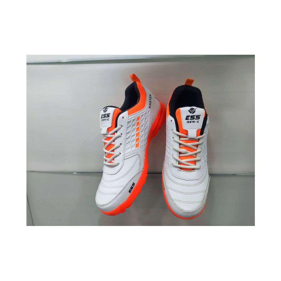 CRICKET SHOES-ESS-EASTER-PVC-WHT-ORANGE-B3058-6