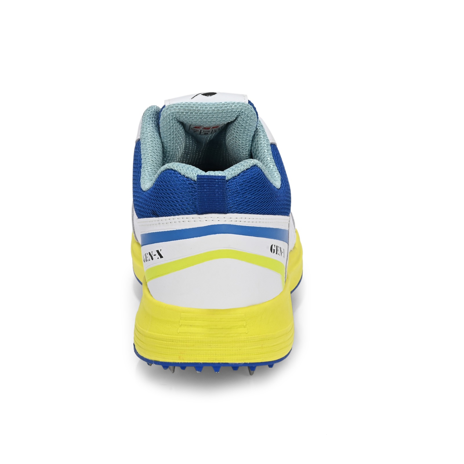 CRICKET SHOES-ESS-GENX-SPIKES-WHT-YELLOW-B1041-3
