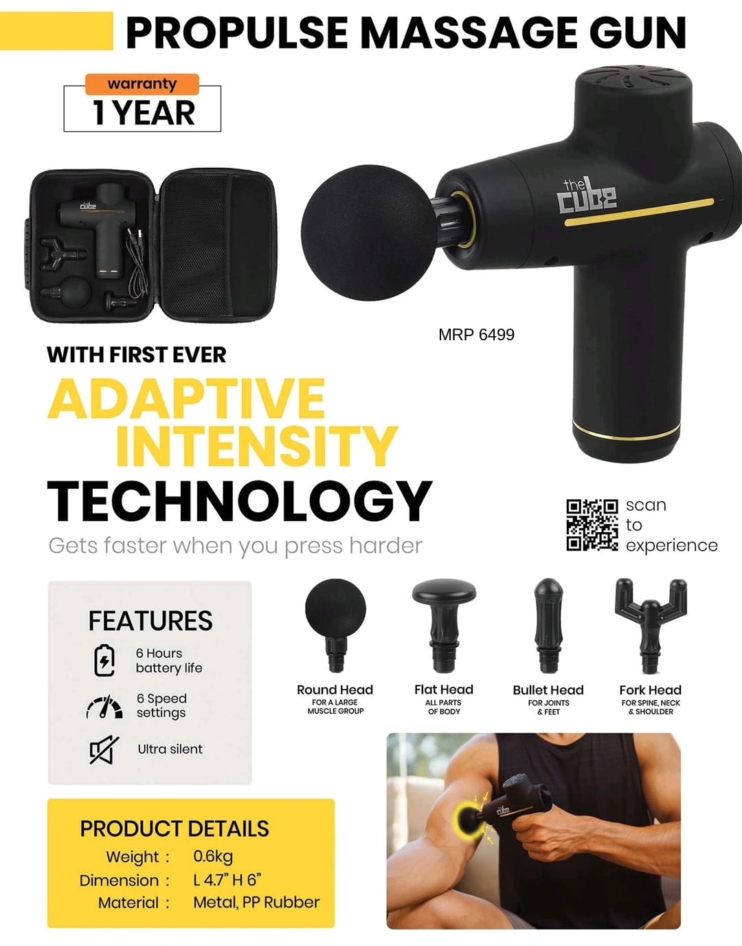 FITNESS-CUBE-MASSAGE-GUN-B2203