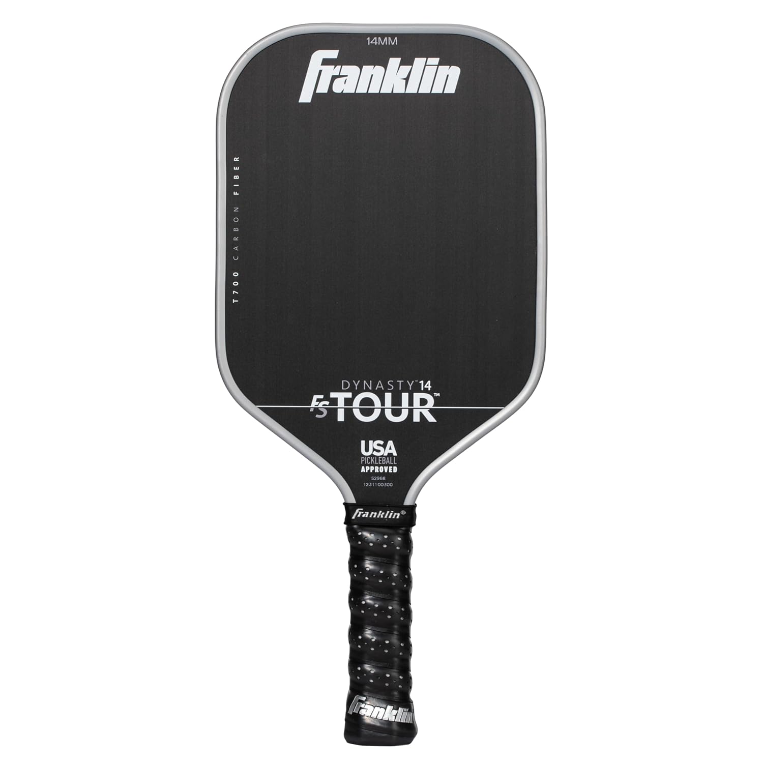 PICKLE-RACKET-FRANKLIN-TOUR-DYNASTY-CARBON-14MM-GREY-B2722