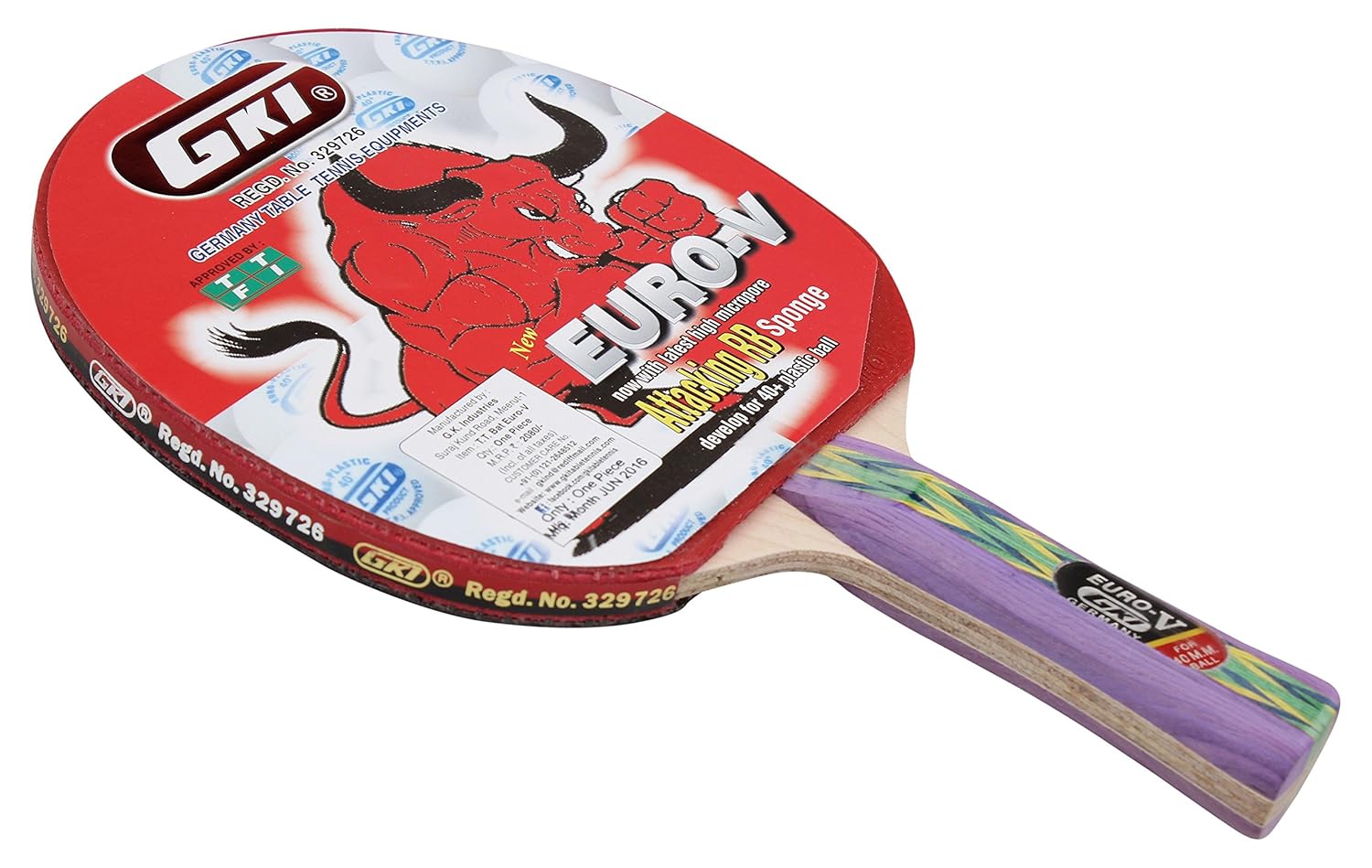 TT RACKET-GKI EURO V